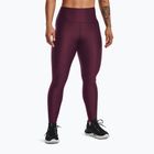 Leggings da allenamento Under Armour da donna HG Armour HiRise marrone scuro/nero