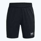 Pantaloncini da calcio da bambino Under Armour Challenger Knit nero/bianco