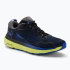 Under Armour Hovr Infinite 5 uomini scarpe da corsa nero / giallo lime / team royal