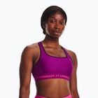 Reggiseno fitness Under Armour Crossback Mid mystic magenta/ silver pink