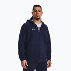 Felpa da allenamento Under Armour Rival Fleece FZ mezzanotte marina/bianca da uomo