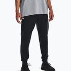 Pantaloni da uomo Under Armour Rival Fleece Joggers nero/bianco