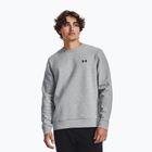 Felpa da uomo Under Armour Unstoppable Fleece Crew mod gray/black