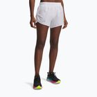 Pantaloncini da corsa da donna Under Armour Fly By 3" white/white/black