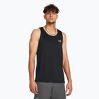 Under Armour Launch Singlet canotta da corsa nera/riflettente da uomo