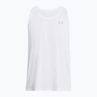 Under Armour Launch Singlet canotta da running da uomo bianca/riflettente