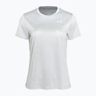 Maglietta da allenamento Under Armour Tech C-Twist halo grigio/bianco da donna