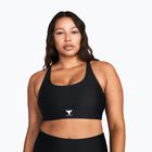 Reggiseno fitness Under Armour Project Rock All Train Crossback nero/bianco