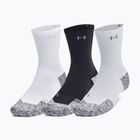 Under Armour AD Pro Mid calzini 3 paia nero/bianco/casterock