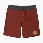 Pantaloncini da bagno Patagonia Hydropeak da uomo rosso mangrovia