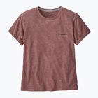 Maglietta Patagonia P-6 Logo Responsibili-Tee donna color malva dulse
