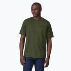 Camicia da trekking da uomo Patagonia P-6 Logo Responsibili-Tee torrey pine verde