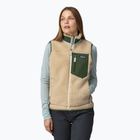 Patagonia Classic Retro-X donna, senza maniche, verde pino naturale scuro/torrey