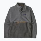 Felpa da uomo Patagonia Retro Pile 1/2 Snap P/O forge grey trekking