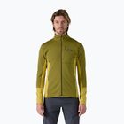 Felpa in pile Patagonia R1 Hybrid da uomo, colore verde graze