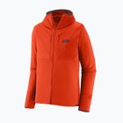 Felpa da trekking da uomo Patagonia R1 Thermal Full Zip Hoody arancio pollinator