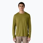 Uomo Patagonia Cap Cool Daily Graphic Lands clean climb roots/graze green x-dye longsleeve