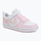 Scarpe per bambini Nike Court Borough Low Recraft white/pink foam