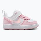 Scarpe per bambini Nike Court Borough Low Recraft white/pink foam