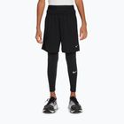 Leggings da bambino Nike Pro Dri-FIT black/black/white