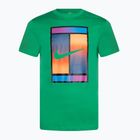 Maglietta da tennis da uomo Nike Court Dri-Fit Heritage verde stadio