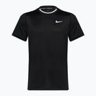 Maglietta da tennis Nike Court Dri-Fit Advantage uomo nero/bianco