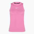 Canotta tennis donna Nike Court Dri-Fit Advantage Tank giocosa rosa/bianco