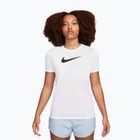 Maglietta da allenamento Nike Dri-Fit bianca/nera da donna