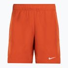 Pantaloncini da tennis Nike Court Dri-Fit Victory 7" da uomo, color ruggine/bianco