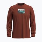 Smartwool Uomo Gondola Ride Graphic pecan brown Manica lunga