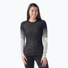 Maglia termica da donna Smartwool Intraknit Thermal Merino Base Layer Pattern Crew black