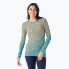 Maglia termica da donna Smartwool Intraknit Thermal Merino Base Layer Pattern Crew cascade