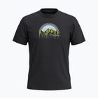 Maglietta Smartwool Dusk to Dawn Graphic a maniche corte da uomo, nero