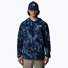 Felpa uomo The North Face Mountain Athletics Fleece Print summit navy aop print