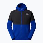 Felpa da uomo The North Face Glacier Heavyweight Full Zip HD blu/grigio asfalto