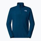 Felpa da uomo The North Face 100 Glacier 1/4 Zip midnight petrol