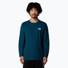 Longsleeve da uomo The North Face Simple Dome, benzina di mezzanotte