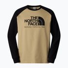 Uomo The North Face Heritage kaki stone/nero Longsleeve