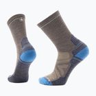 Calze Smartwool Hike Light Cushion Crew taupe-laguna blue