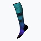Calze da sci Smartwool Ski Targeted Cushion Compression Print OTC nere