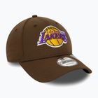 Cappello da baseball New Era Repreve 9Forty Los Angeles Lakers Uomo marrone scuro