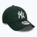 Cappello da baseball New Era League Essential 9Twenty New York Yankees verde scuro