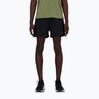 Pantaloncini da corsa New Balance Sport Essential foderati 5" da uomo, nero