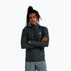 Felpa da running uomo New Balance Space Dye 1/4 Zip black