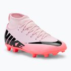 Nike Mercurial Superfly 9 Club FG/MG Junior rosa schiuma/nero scarpe da calcio per bambini