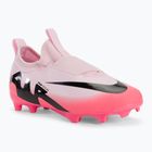 Scarpe da calcio per bambini Nike Zoom Mercurial Vapor 15 Academy FG/MG rosa schiuma/nero