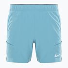 Pantaloncini da tennis da uomo Nike Court Advantage Dri-FIT 7" denim turchese/ armory navy/ bianco