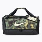 Nike Brasilia 9,5 60 l borsa da allenamento verde petrolio/nero/latte di cocco