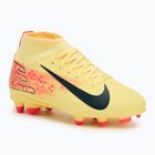 Nike Superfly 10 Club Kylian Mbappe FG/MG bambini scarpe da calcio luce laser arancione / armeria marina