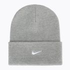 Berretto invernale Nike Peak Swoosh Beanie dark grey heather/white
